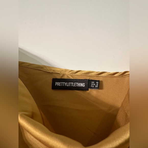 Satin Side Split Dress - Picture 4 of 4